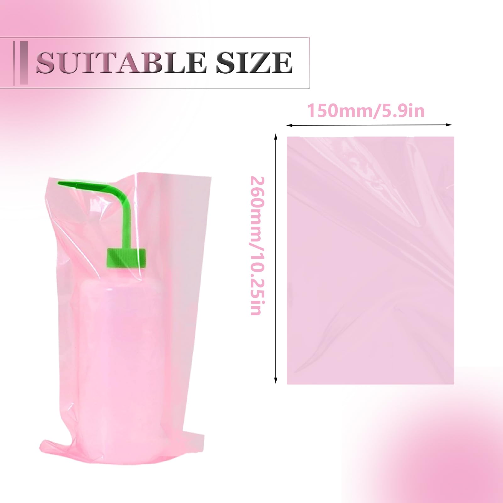 Sotica tattoo wash bottle bags covering bottle provides full coverage protection.
