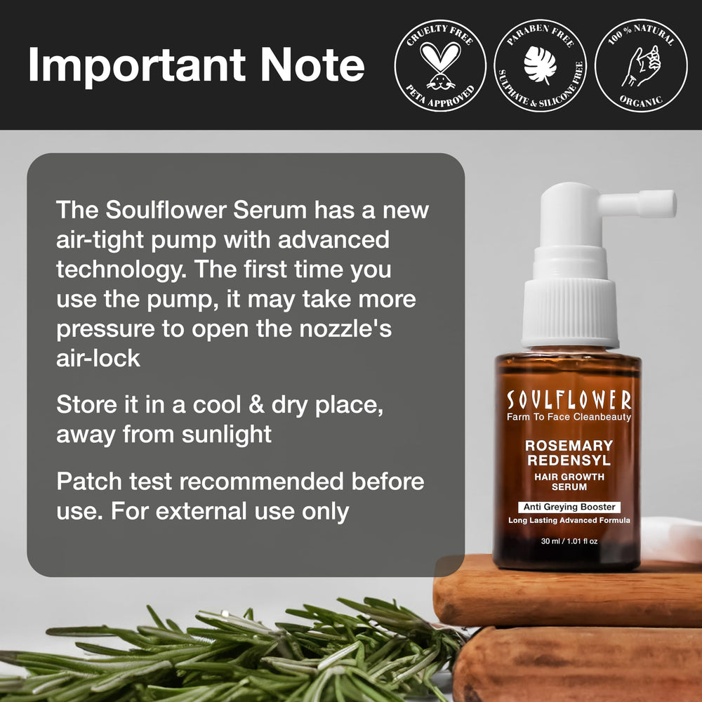 Soulflower tea tree biotin keratin visual highlights nourishing blend for scalp refresh.