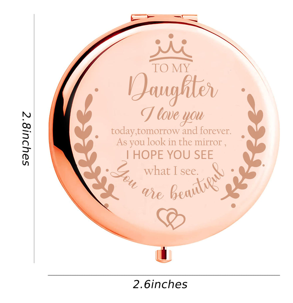 Soulpetals compact mirror with 2x magnification for precise makeup checks.
