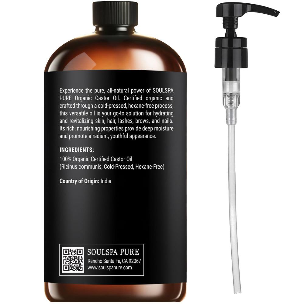 SoulSpa Pure 16 oz amber bottle supports long-term daily self-care