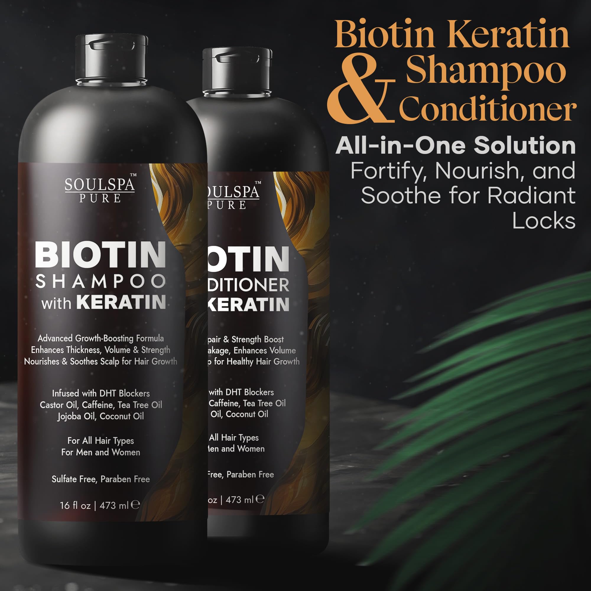 SOULSPA PURE Conditioner tube closeup demonstrates moisture-rich formula for smooth hair