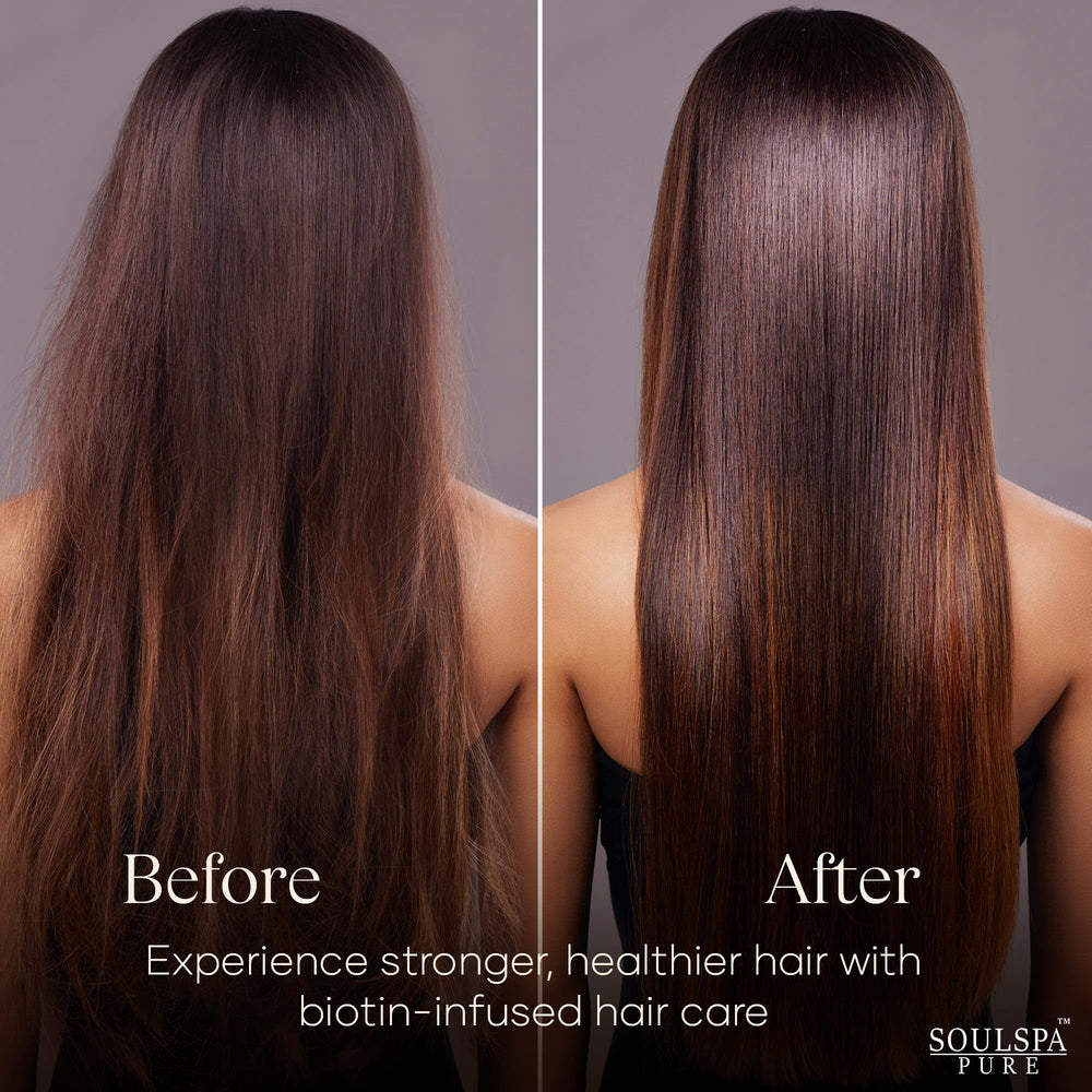 SOULSPA PURE Sulfate-free label graphic communicates gentle cleansing