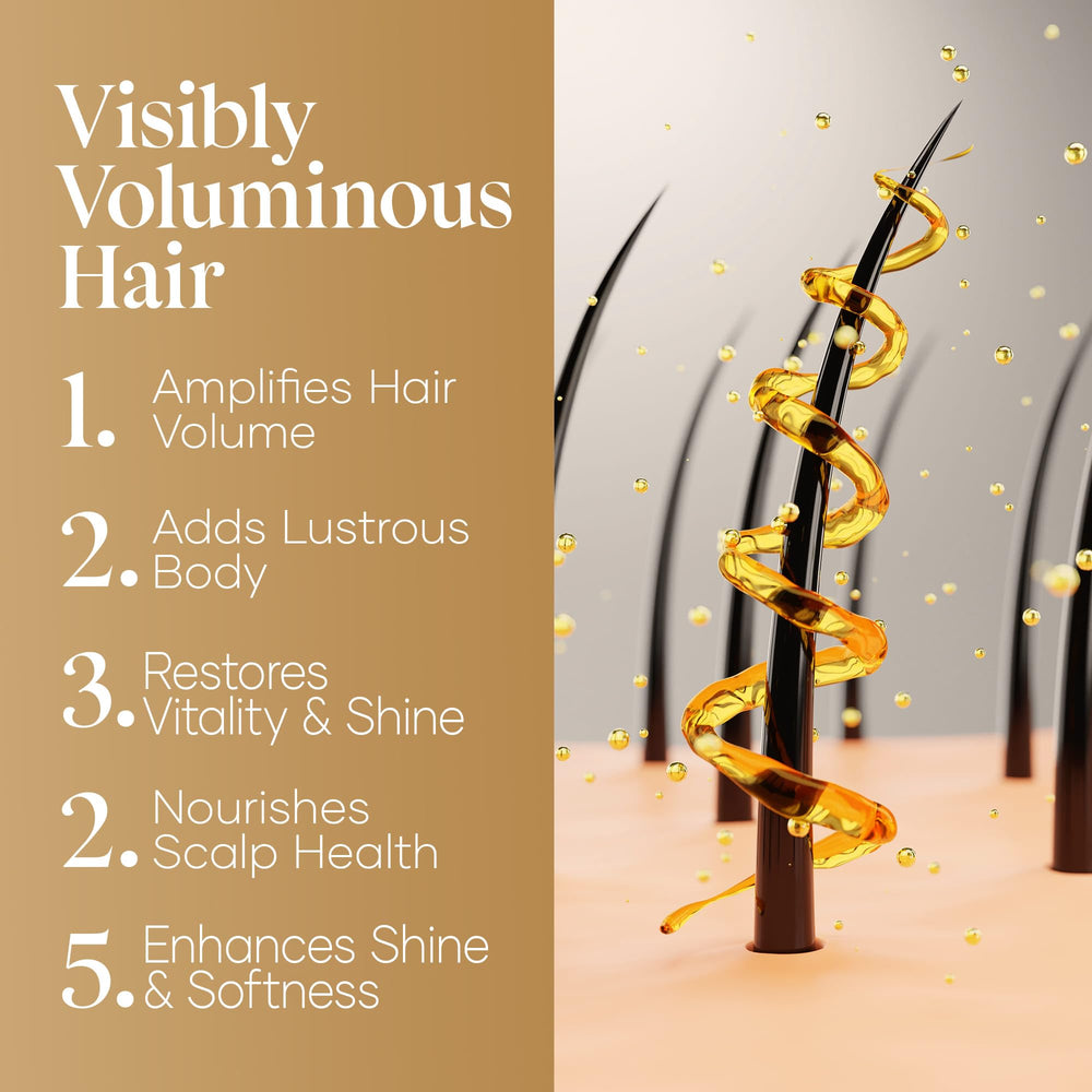 SOULSPA PURE volumized hair after use shows fuller strands
