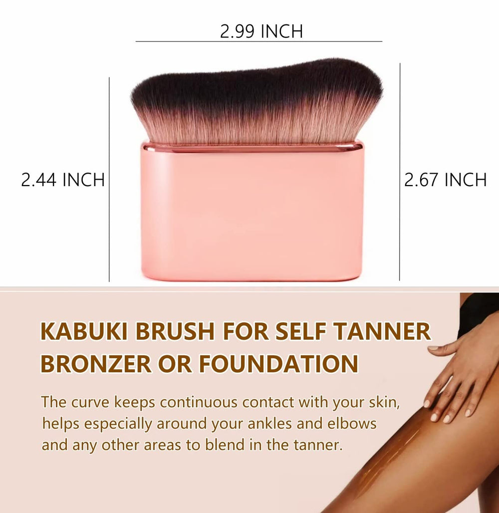 Soushop Self Tanner Brush with grip handle for precise, mess-free coverage