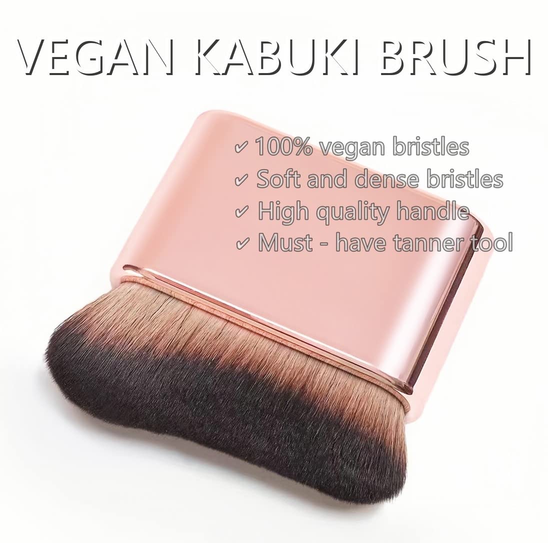 Soushop Self Tanner Brush uses soft artificial fibers for gentle blending