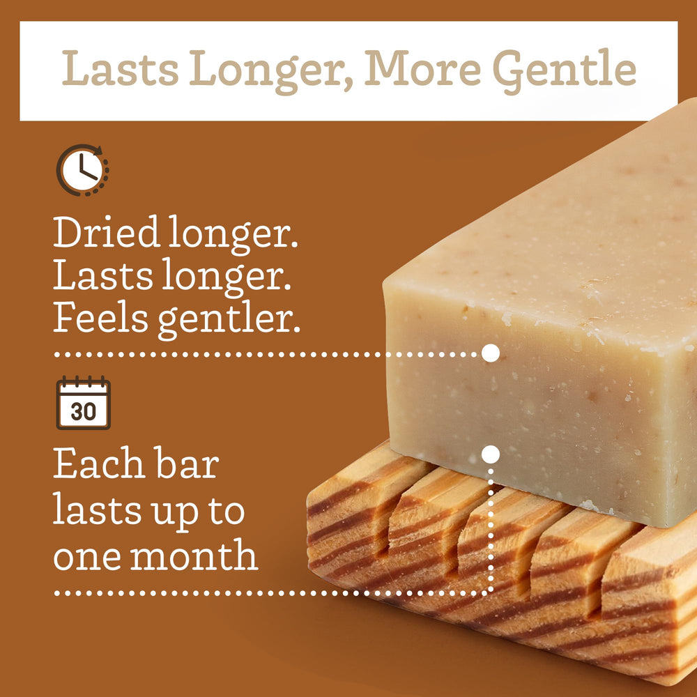 Southern Natural Oatmeal Soap Bar fragrance-free design ideal for fragrance-sensitive routines.