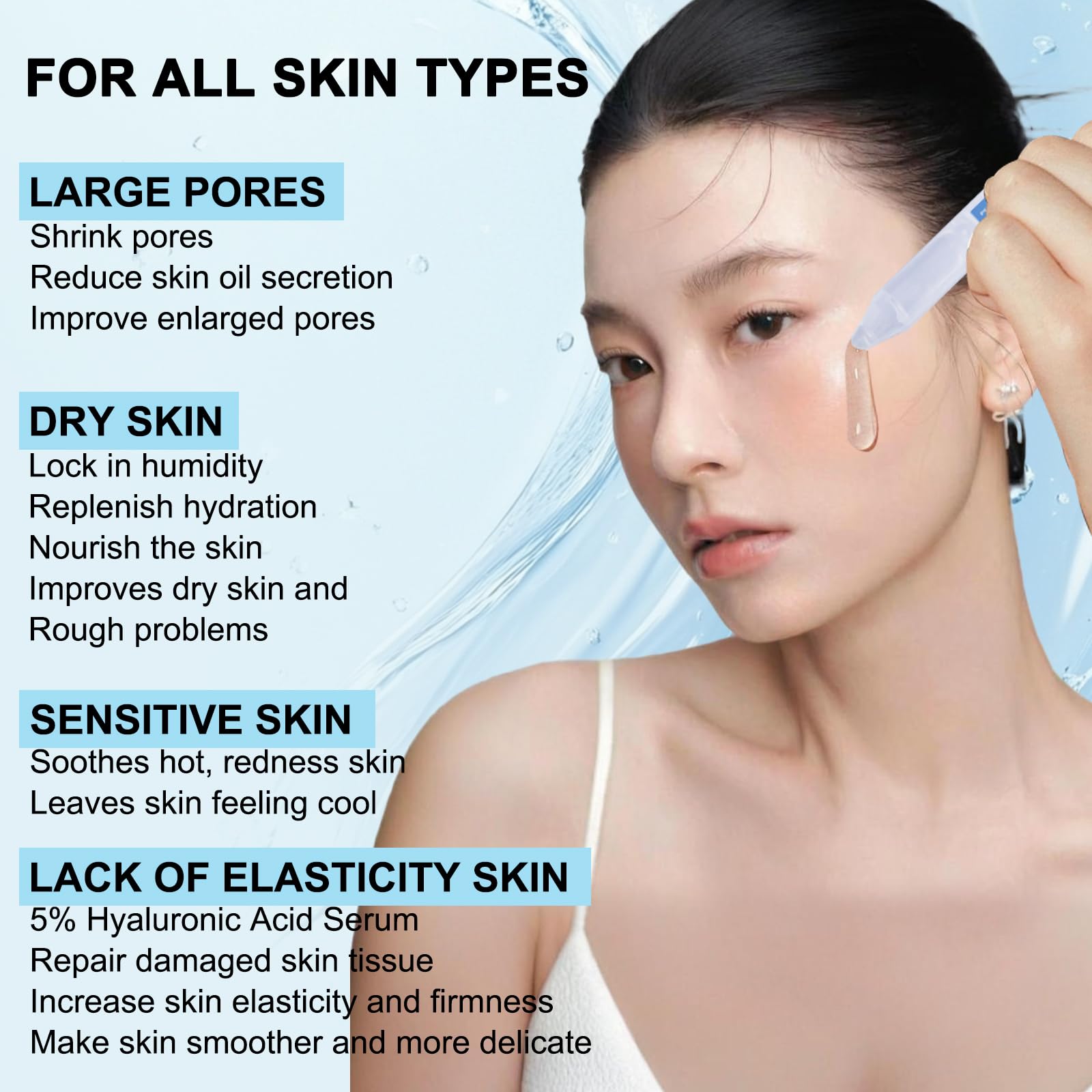 SOYUB application on face and neck illustrates simple layering in skincare