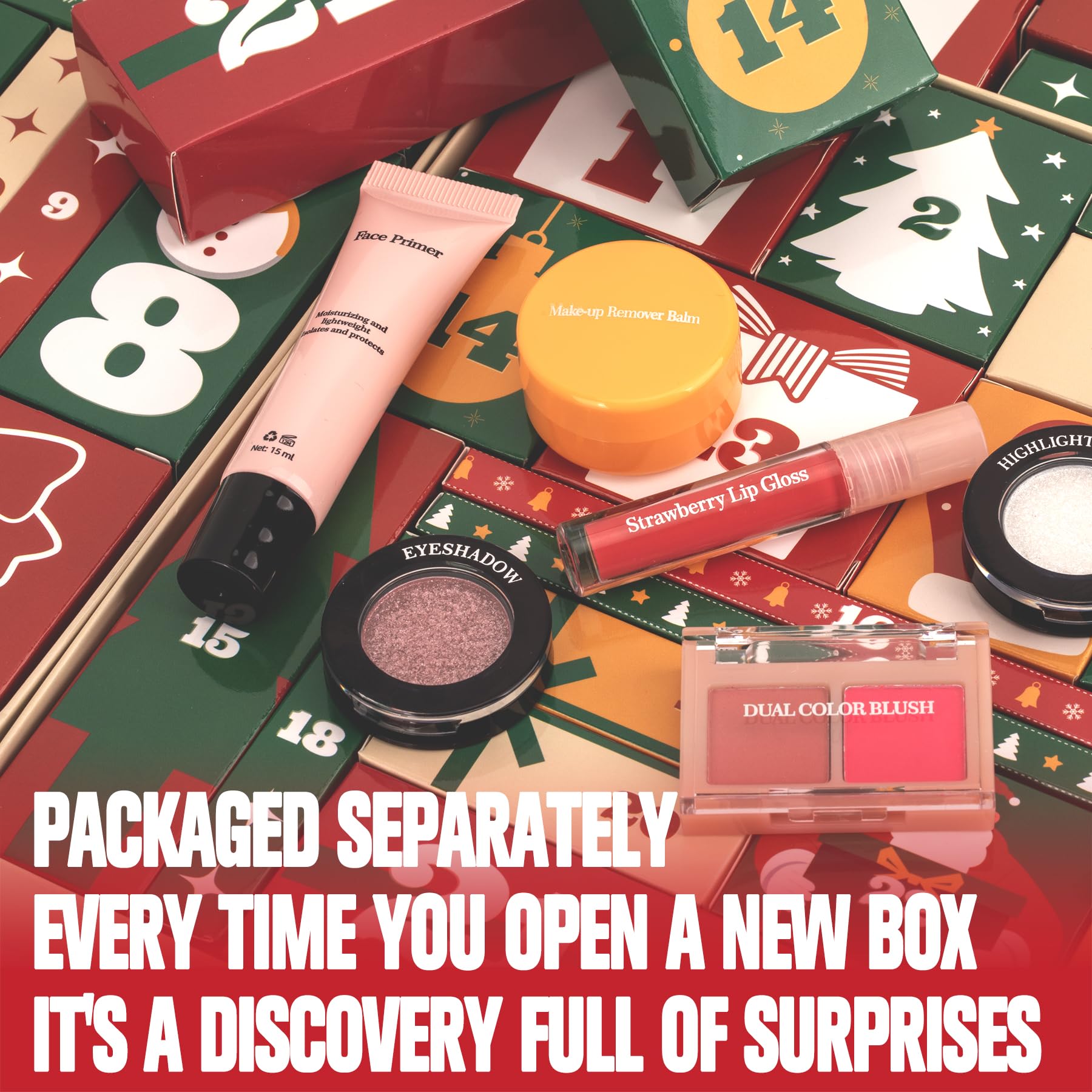 SOYUB makeup advent calendar 2025 compact mirror and skin-friendly formula for gentle application