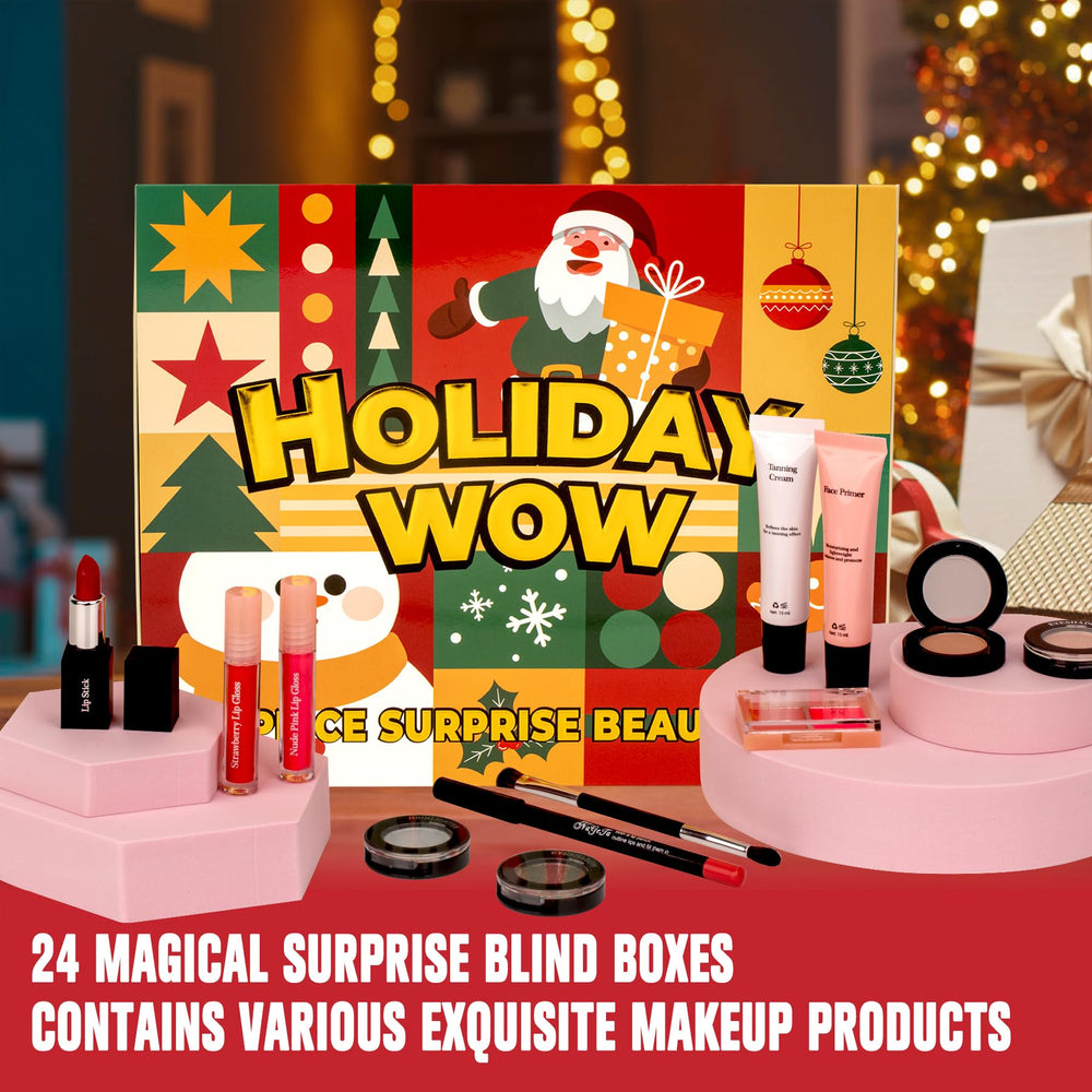 SOYUB makeup advent calendar 2025 eyeshadow and highlighter collection for vibrant looks