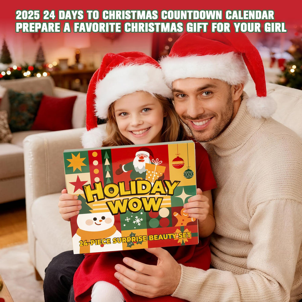 SOYUB makeup advent calendar 2025 hair clips and ties for festive styling