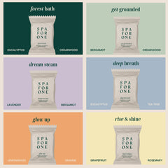 Spa For One rise shine grapefruit rosemary steamer brightens morning routines.
