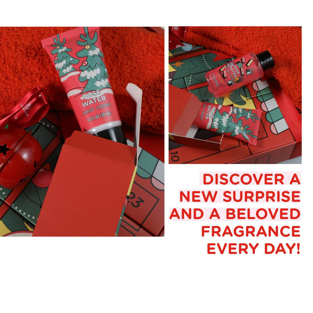 Spa Luxetique Advent Calendar 2025 bath salts provide relaxing soak enhancements for self-care evenings.