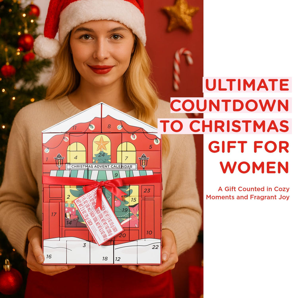 Spa Luxetique Advent Calendar 2025 hand creams and bath bombs invite daily indulgence.