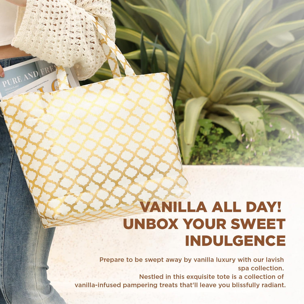 Spa Luxetique bath and body collection offers a complete at-home pampering kit.