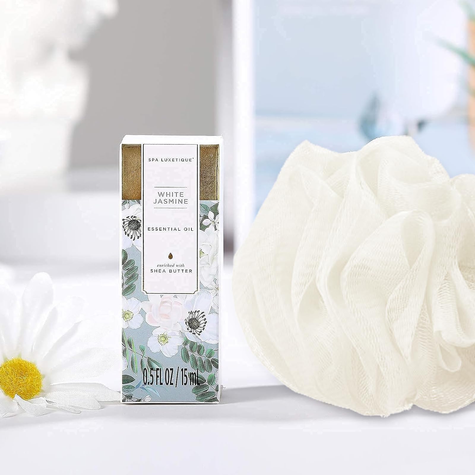 Spa Luxetique body scrub tub offers gentle exfoliation for smoother skin.