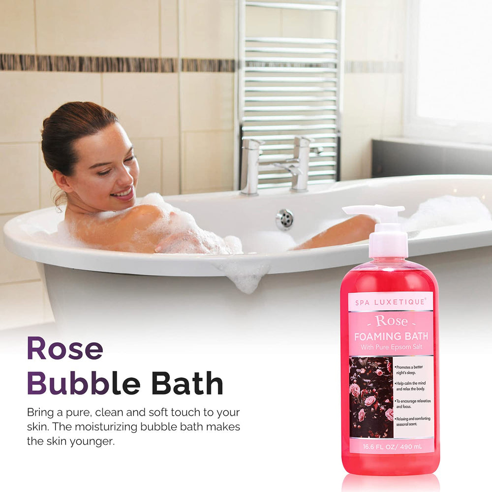 Spa Luxetique Bubble Bath chamomile-scent — soothing scent for unwinding after a long day