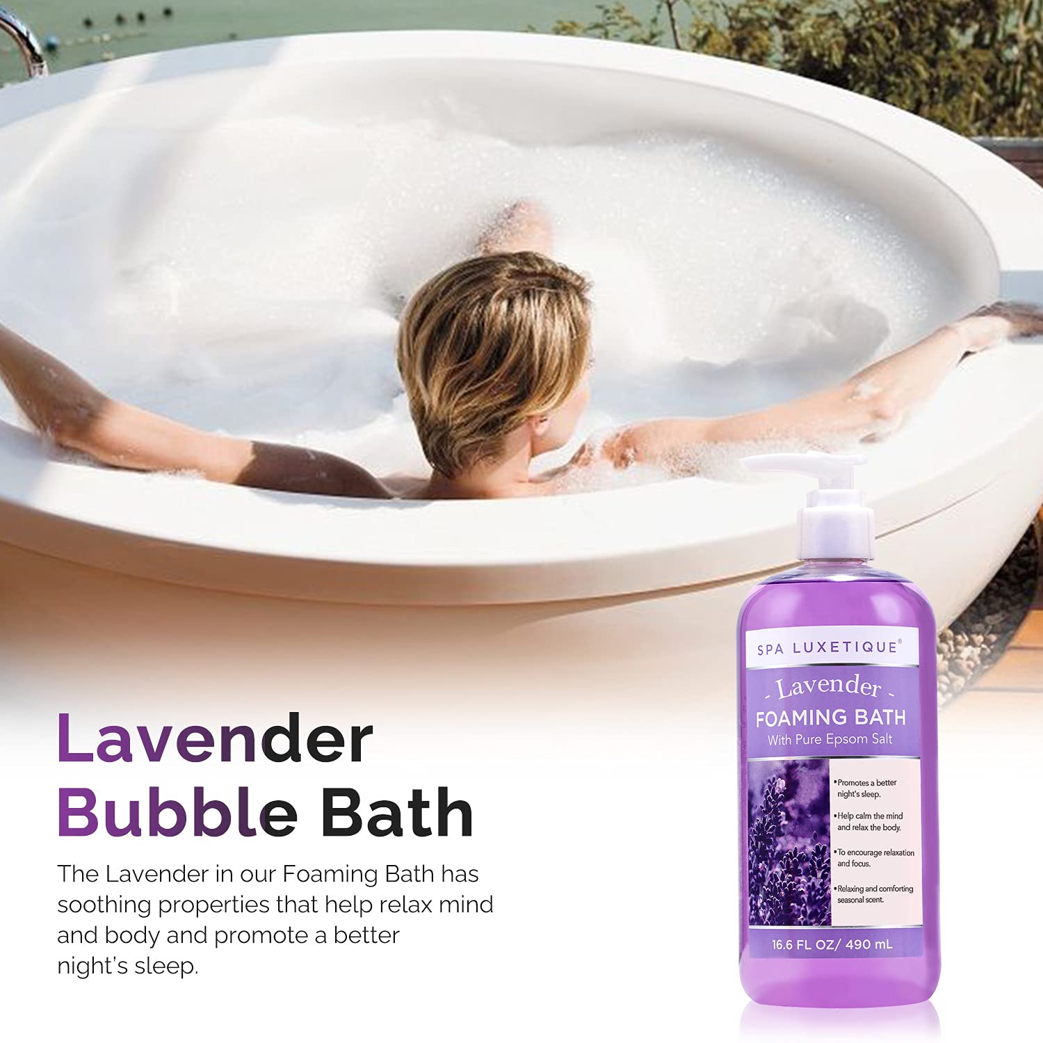 Spa Luxetique Bubble Bath christmas-gift — perfect present for women and men during holidays