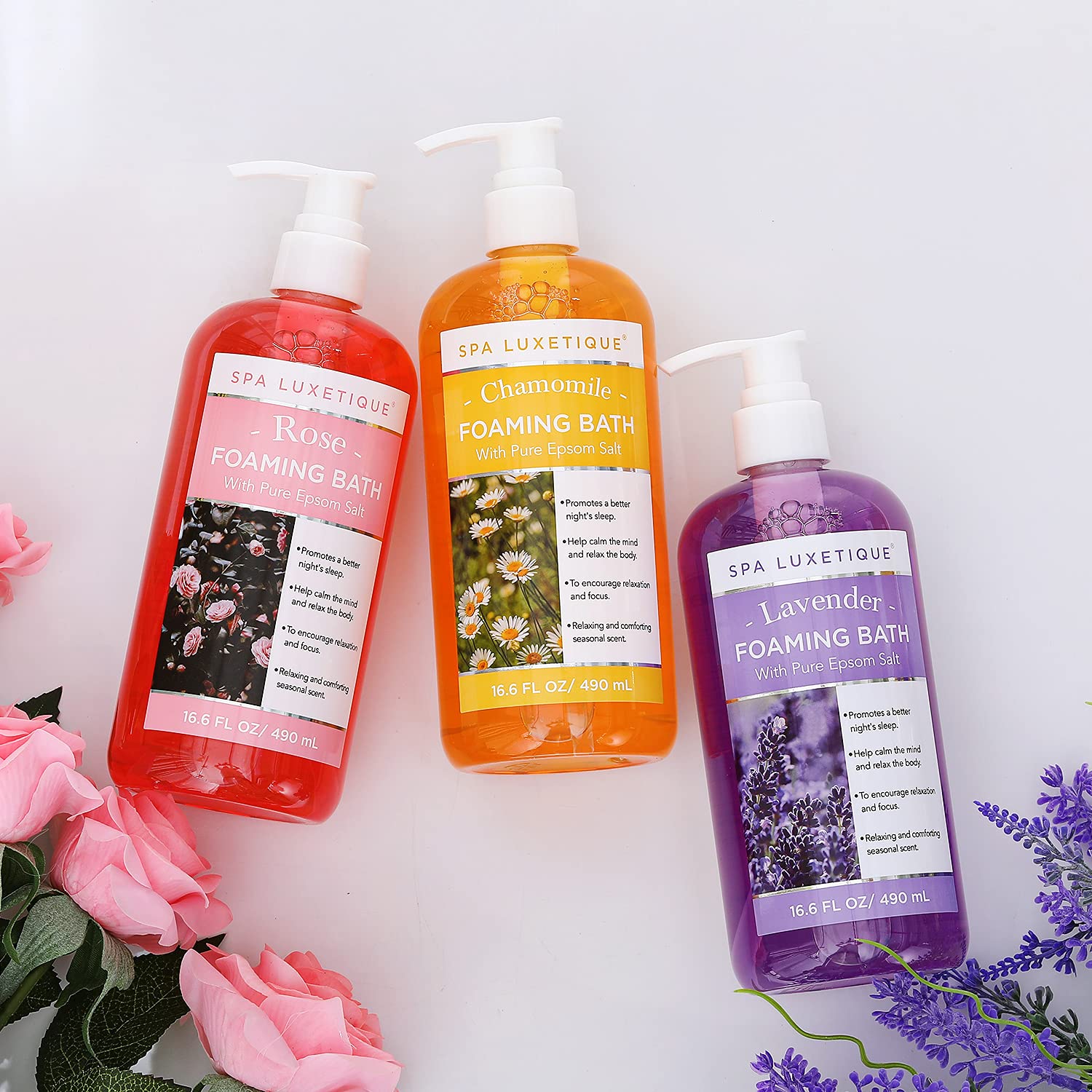 Spa Luxetique Bubble Bath packaging-gift-set — ideal gift for holidays and special occasions