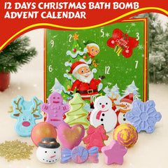 Spa Luxetique christmas-tree bath bomb delivers bright fizz and festive holiday scent.