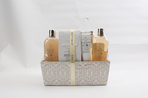 Spa Luxetique cloth gift box displayed for stylish storage.