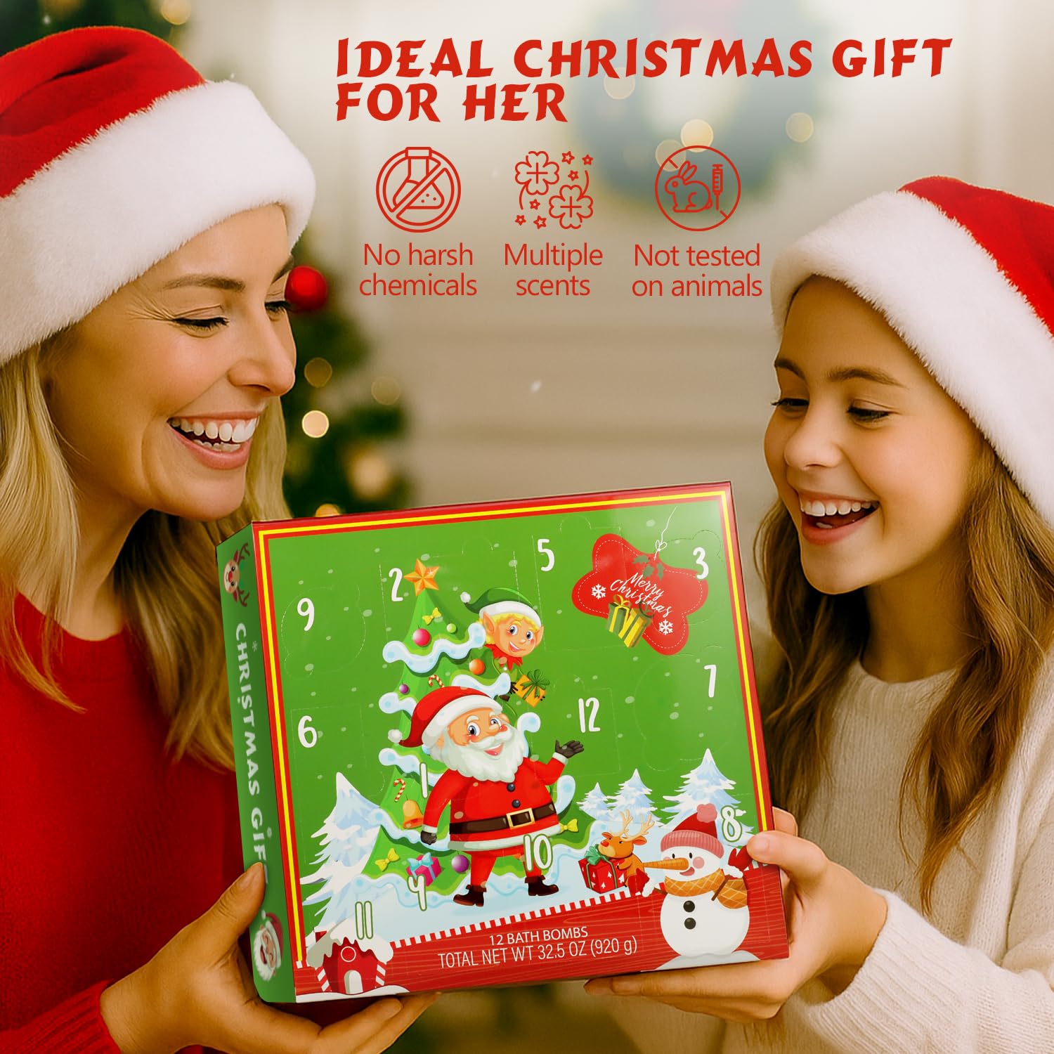Spa Luxetique holiday gift packaging enhances present-giving and unwrapping delight.