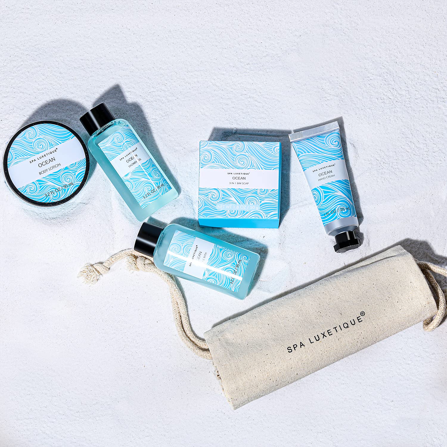 Spa Luxetique spa scene image evokes a serene at-home spa ritual.