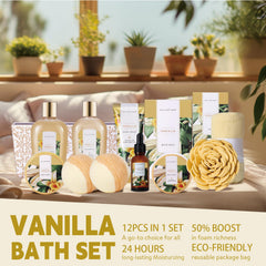 Spa Luxetique vanilla body lotion tube emphasizes nourishing moisture for daily skin care.