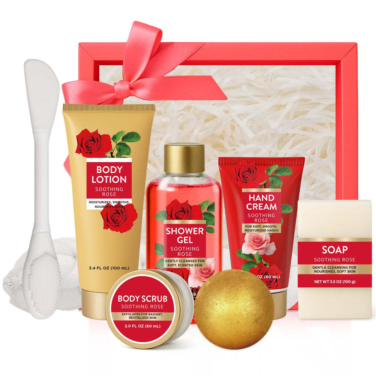 SPA LUXETIQUE WORLD Romantic Rose Giftset Box offers elegant gifting and a cozy at-home spa experience.