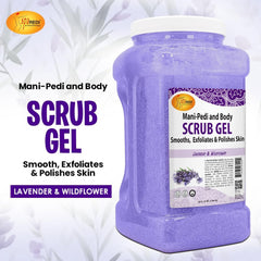 SPA REDI pumice gel application showing gentle exfoliation process