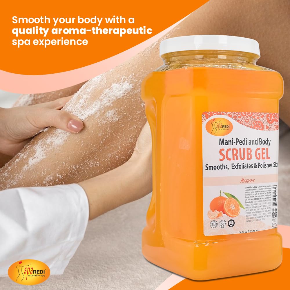 Spa Redi Pedi Scrub Gel with hyaluronic acid for hydration