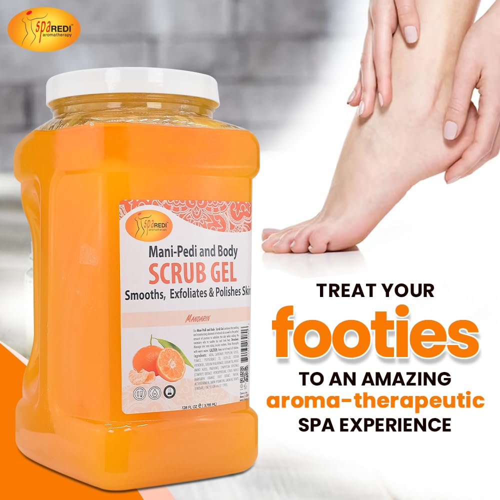 Spa Redi Mandarin aroma illustrating calming uplifting spa moment