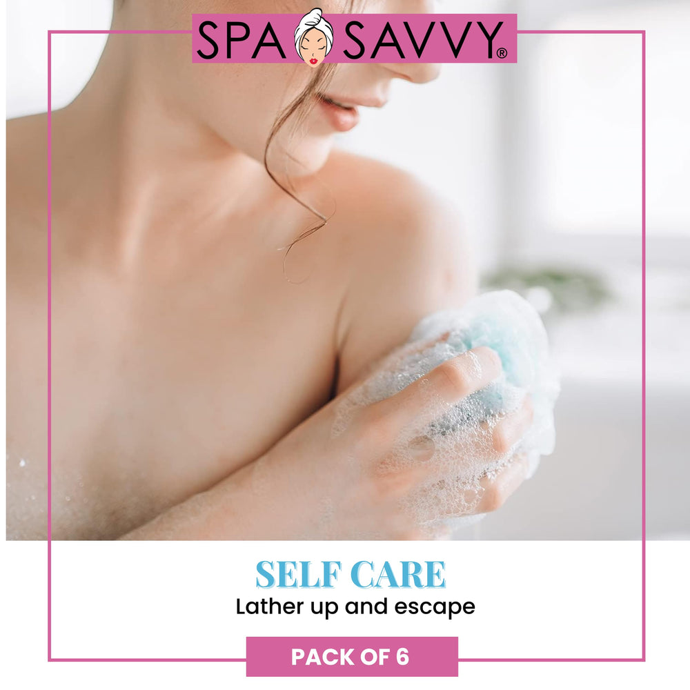 Spa Savvy bath accessories multicolor pack adds color to every shower routine.