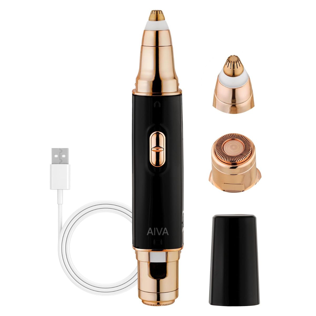 SPA SCIENCES AIVA Deluxe dual-heads for precise daily grooming.