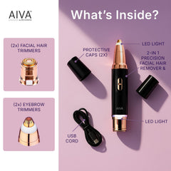 SPA SCIENCES AIVA Deluxe with LED light for precise trimming in low light.