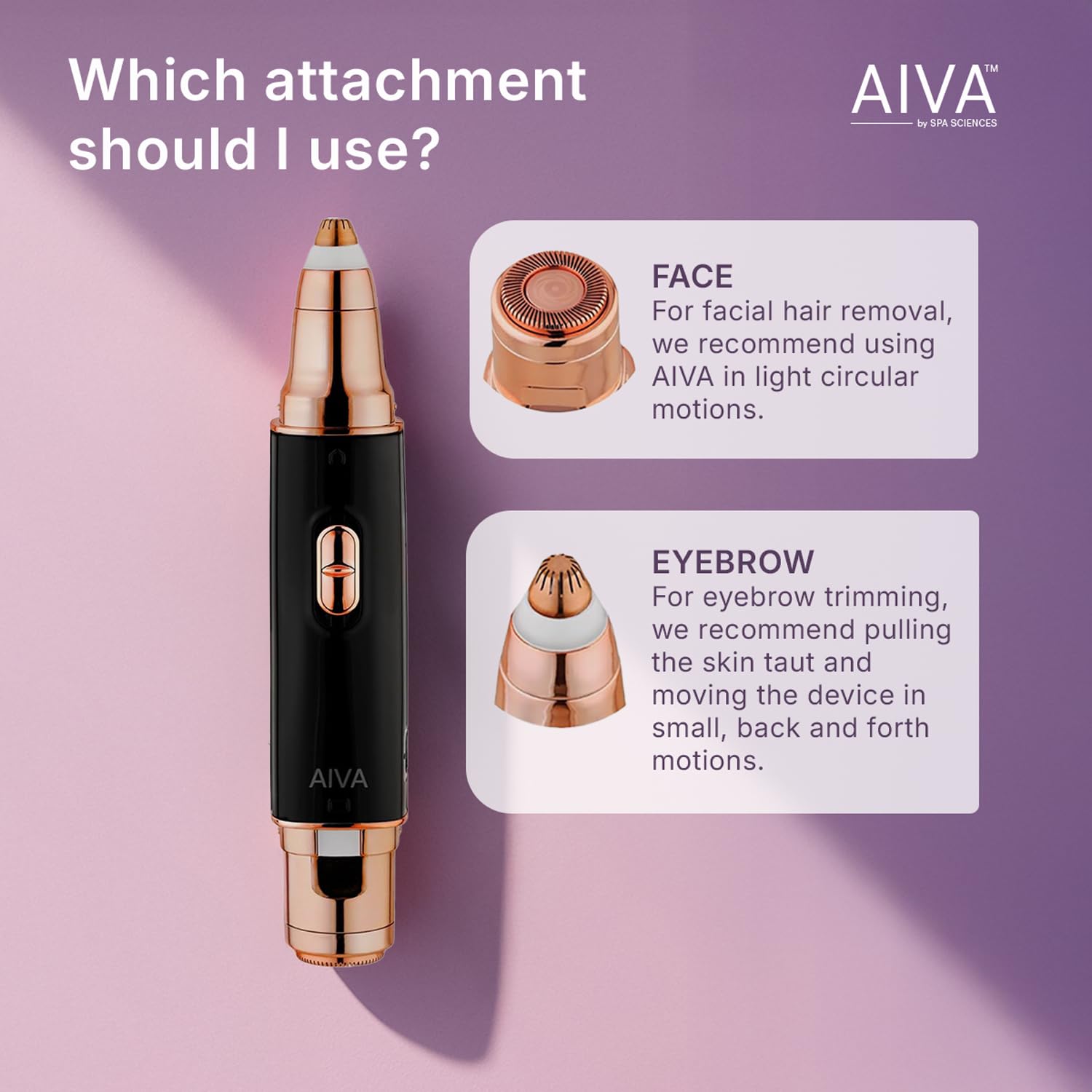 SPA SCIENCES AIVA Deluxe replacement heads for ongoing convenience.