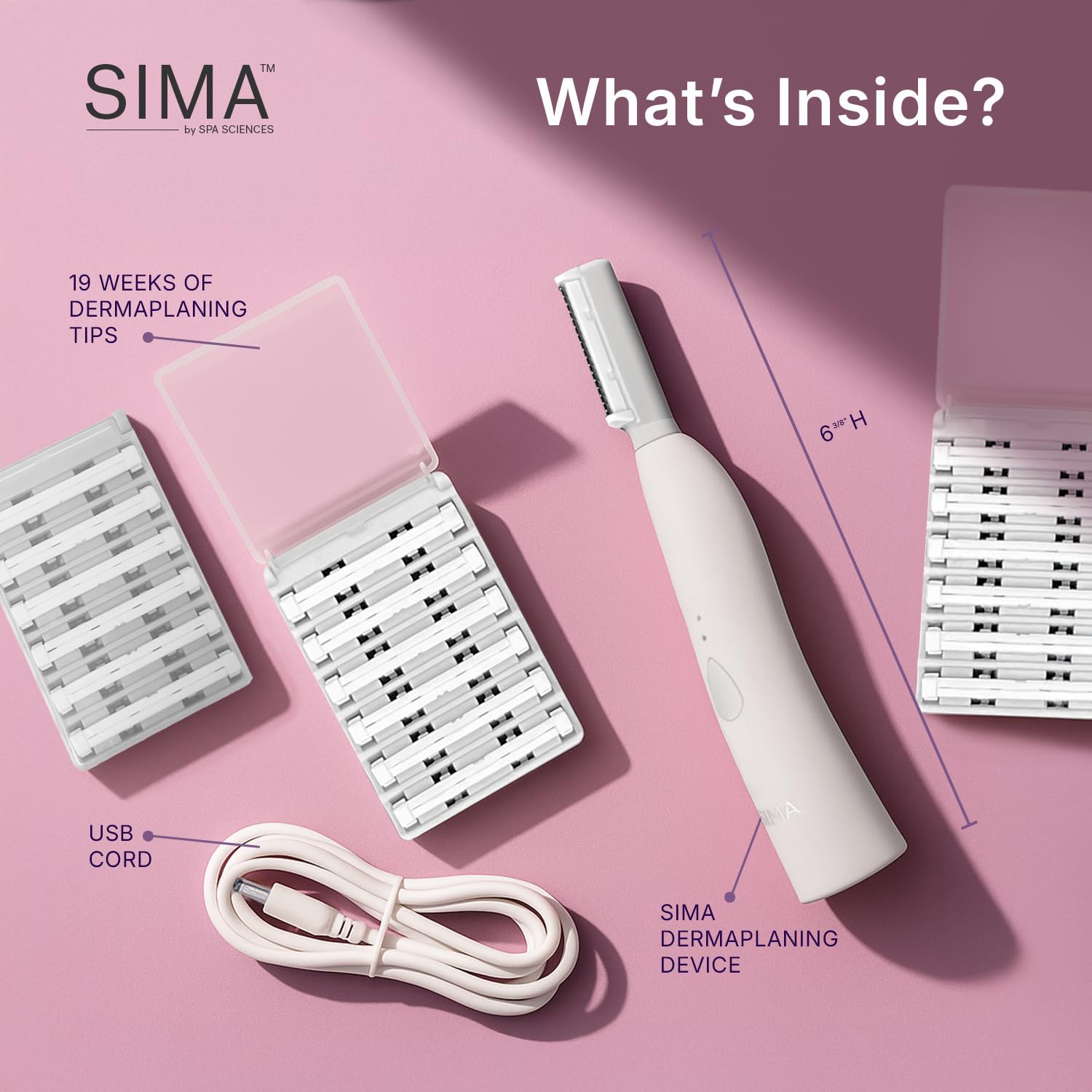 SIMA at home use in bathroom spa setup for convenient skin rejuvenation