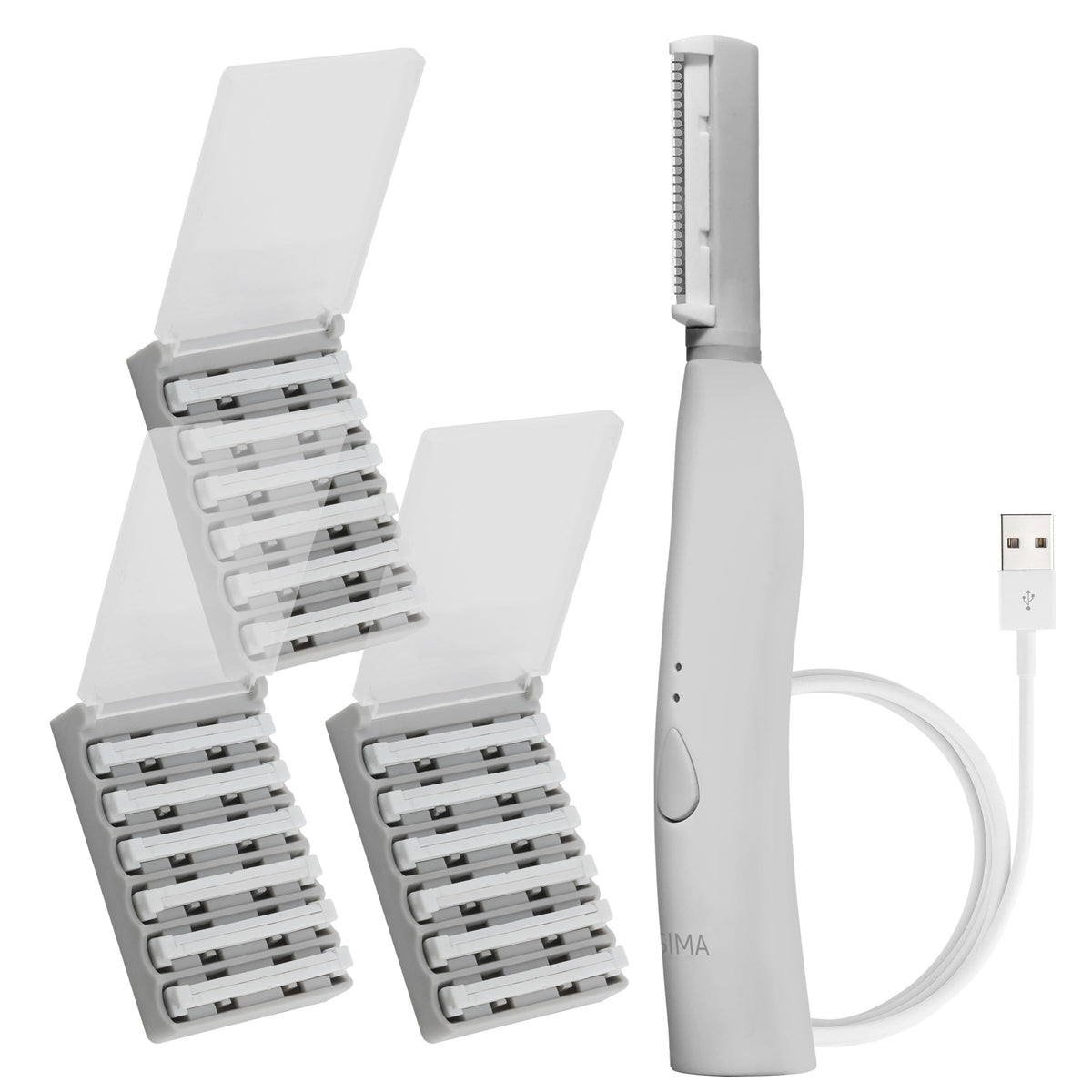 SPA SCIENCES SIMA dermaplaning tool front view for painless exfoliation