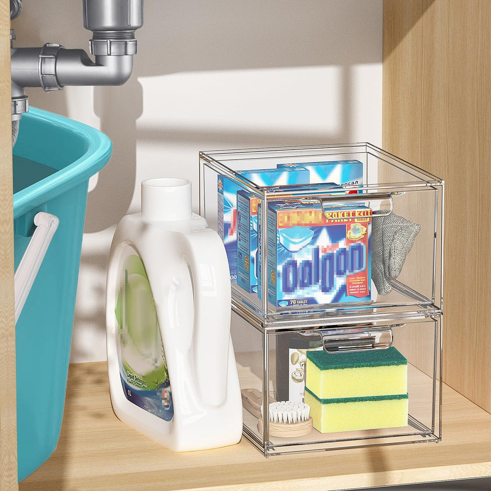SpaceHacks drawer organizers help keep spaces clean and tidy.