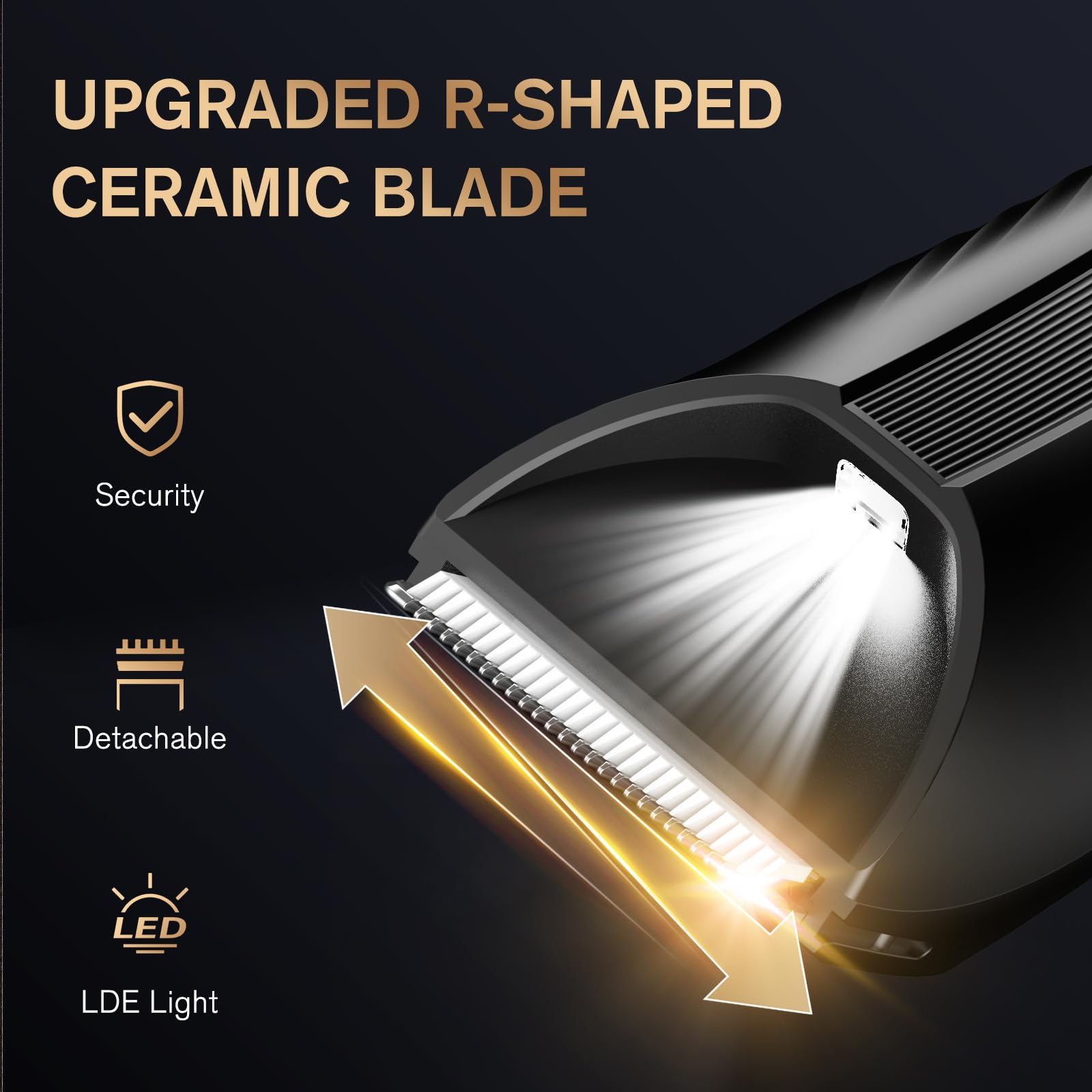 Spacekey electric body hair trimmer ipx7-waterproof versatility for bathroom grooming.