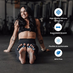 Spacer Mobility Toe Spacer FLEX silicone gel supports bunion and hammertoe relief.