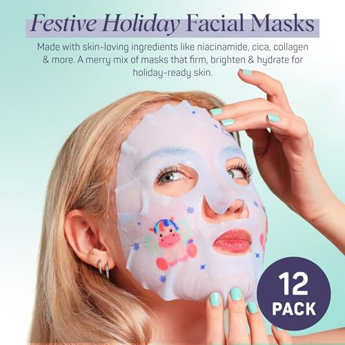 SpaLife Bear mask hydrating sheet with centella and peppermint for calm, hydrated skin.