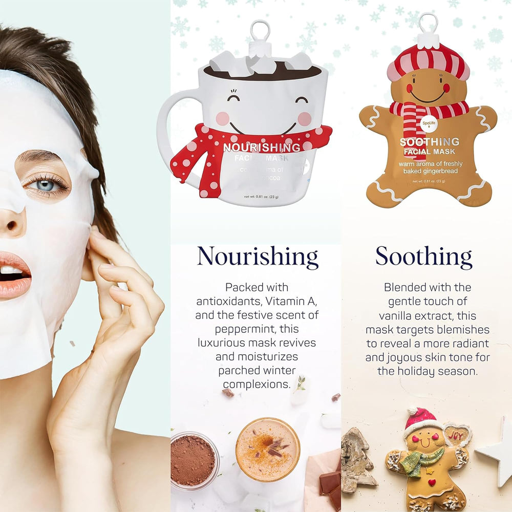 SpaLife Collagen firming mask enhances elasticity for a plump glow