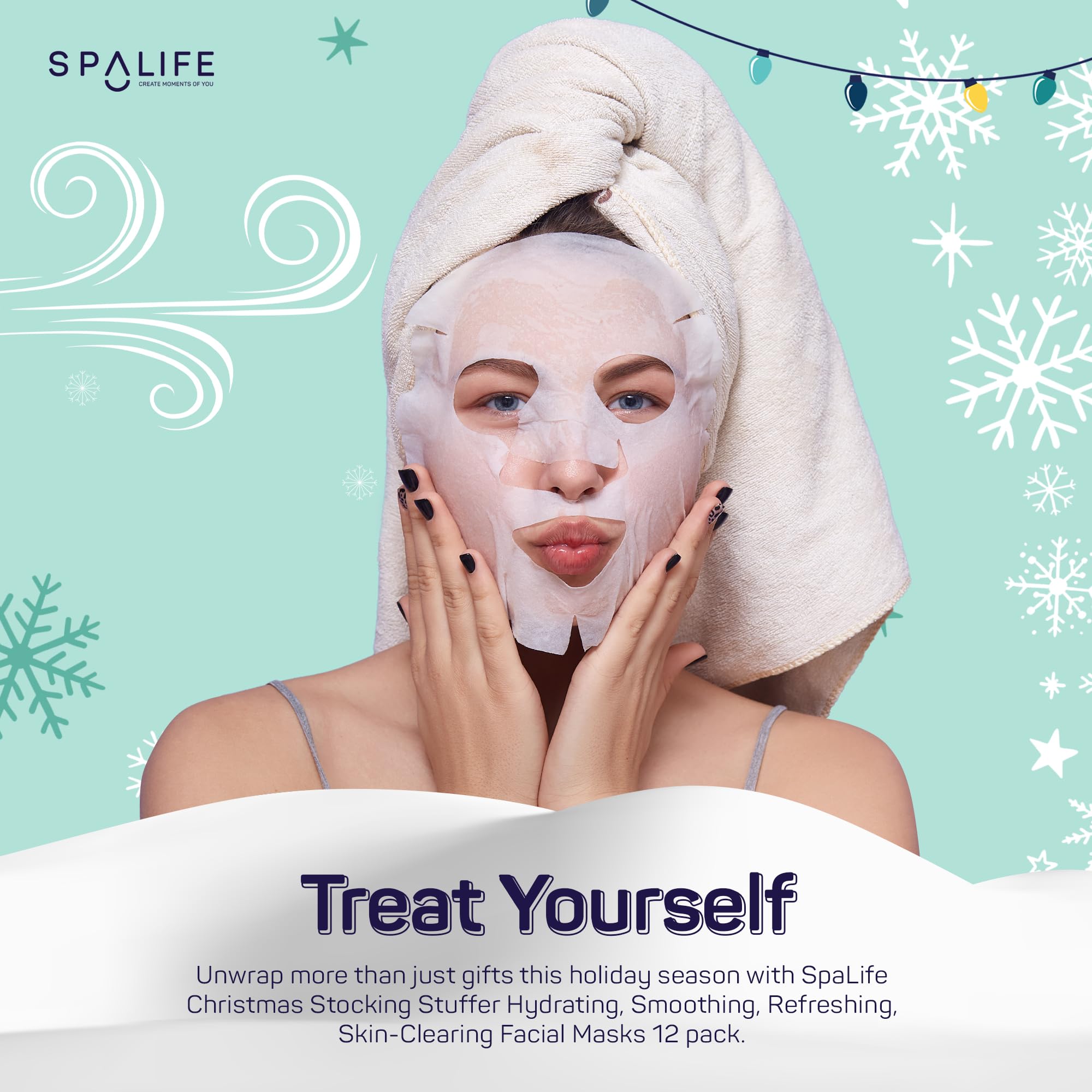 SpaLife egg yolk smoothing mask focused on texture refinement and even tone.