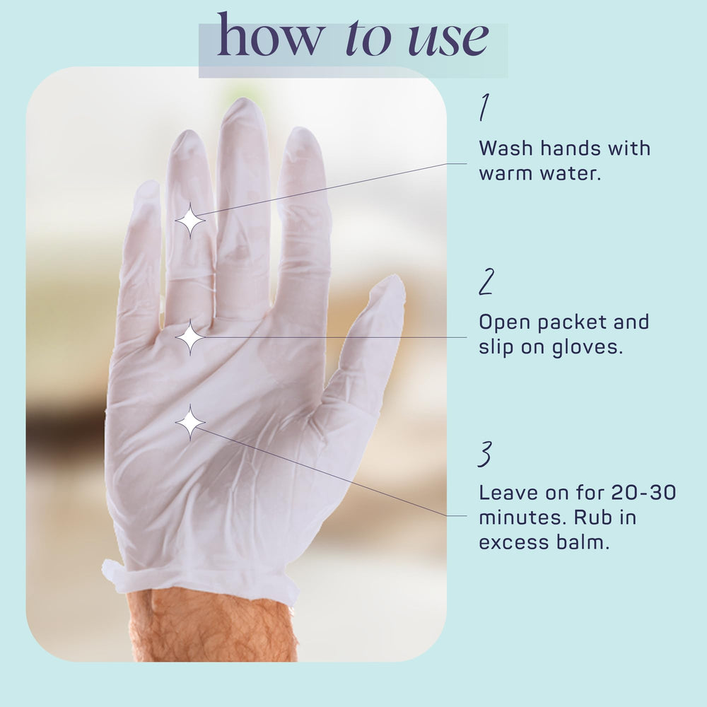 SpaLife balm absorption image—easy application that leaves hands ready for work.