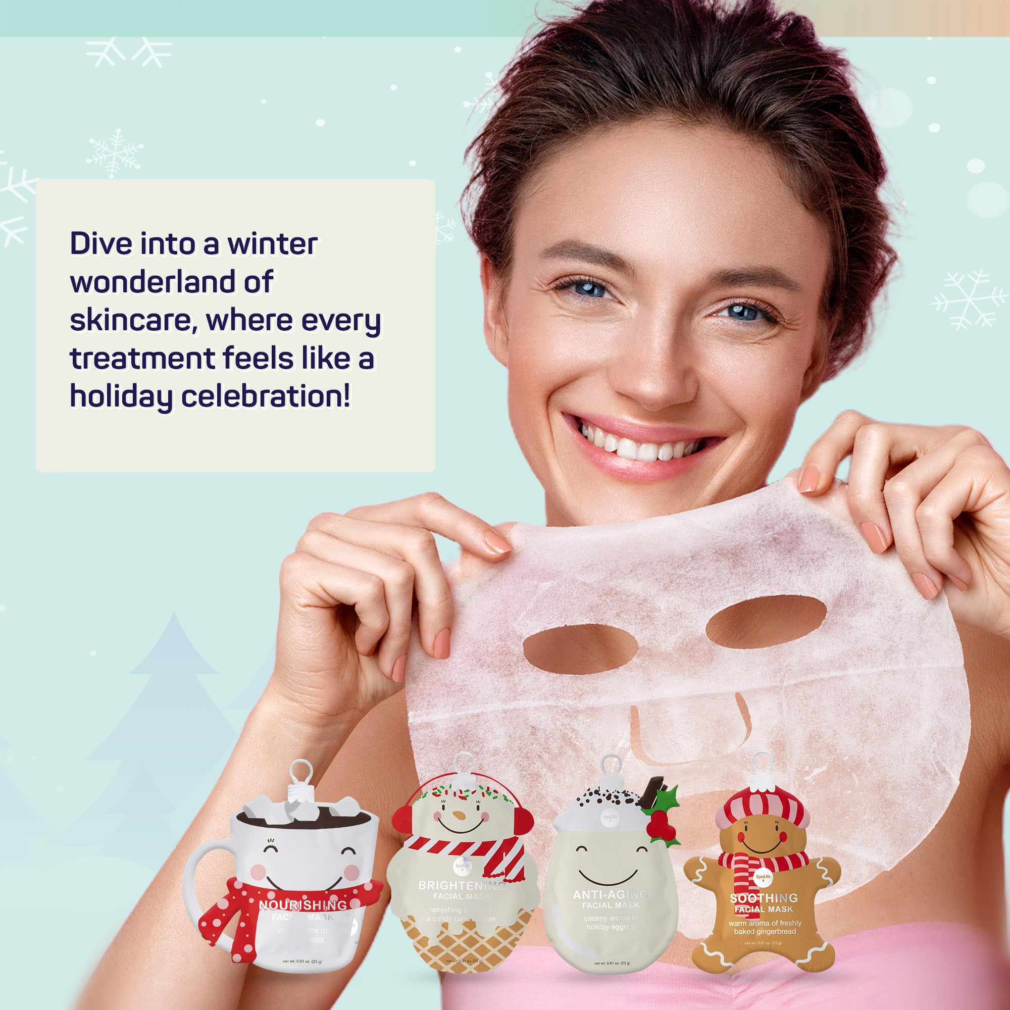 SpaLife Milk Essence mask replenishes moisture for silky, smooth skin