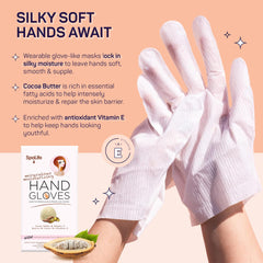 SpaLife nail cuticle mask highlights Vitamin E and Camellia Oil for cuticle care.