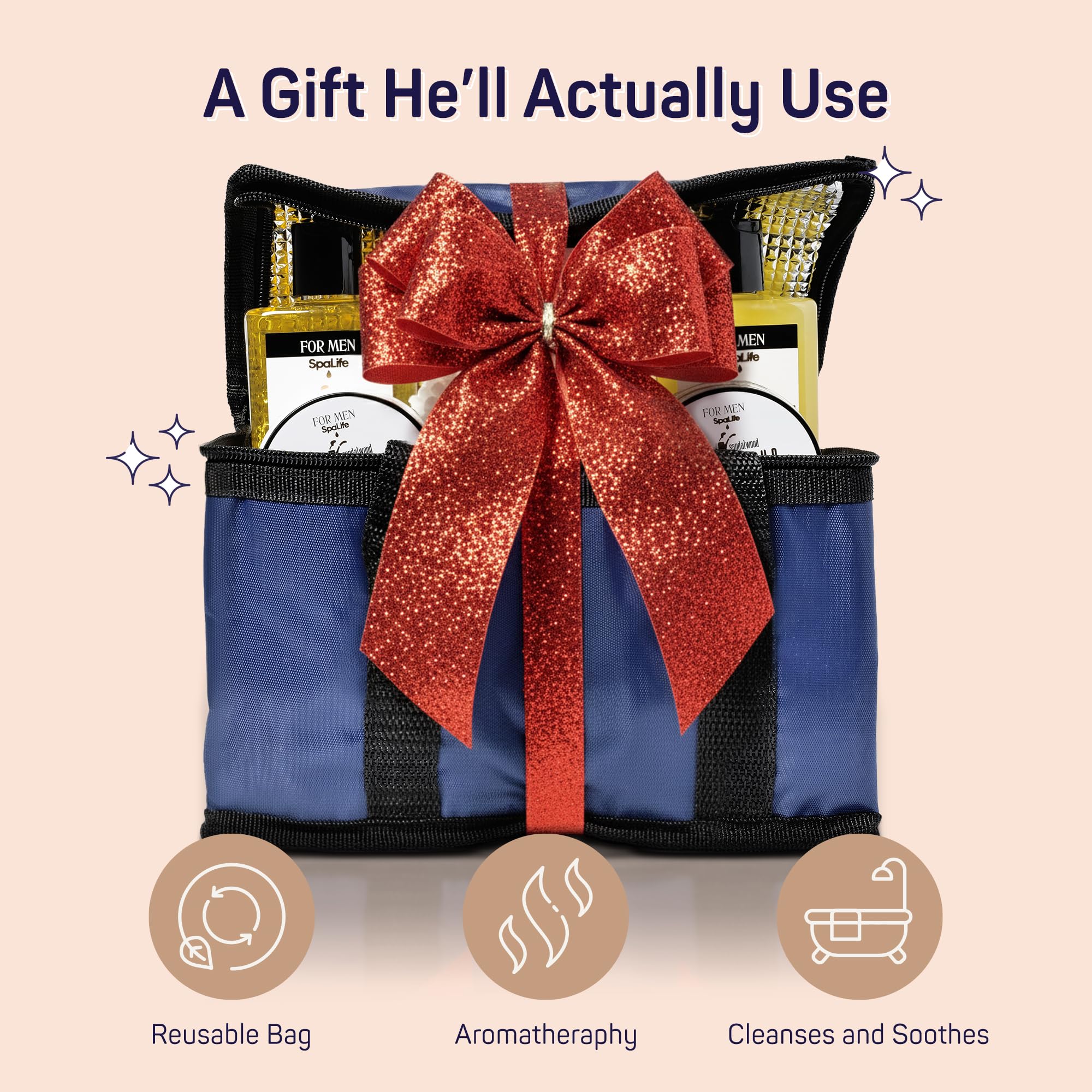 SpaLife sandalwood giftset sandalwood soap bar evokes rich lather and lingering scent
