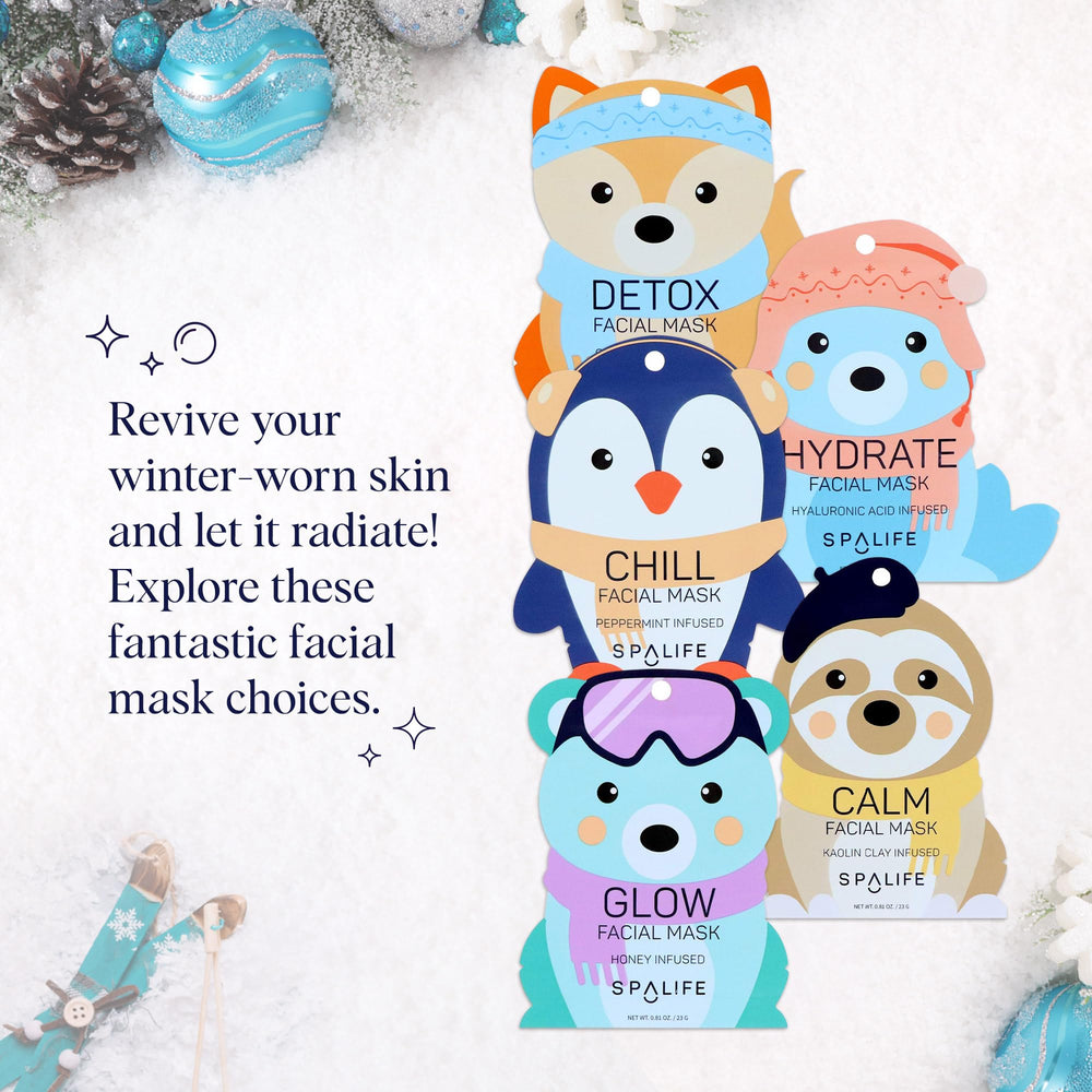 SpaLife Snow Buddies holiday gift set image ready for gifting