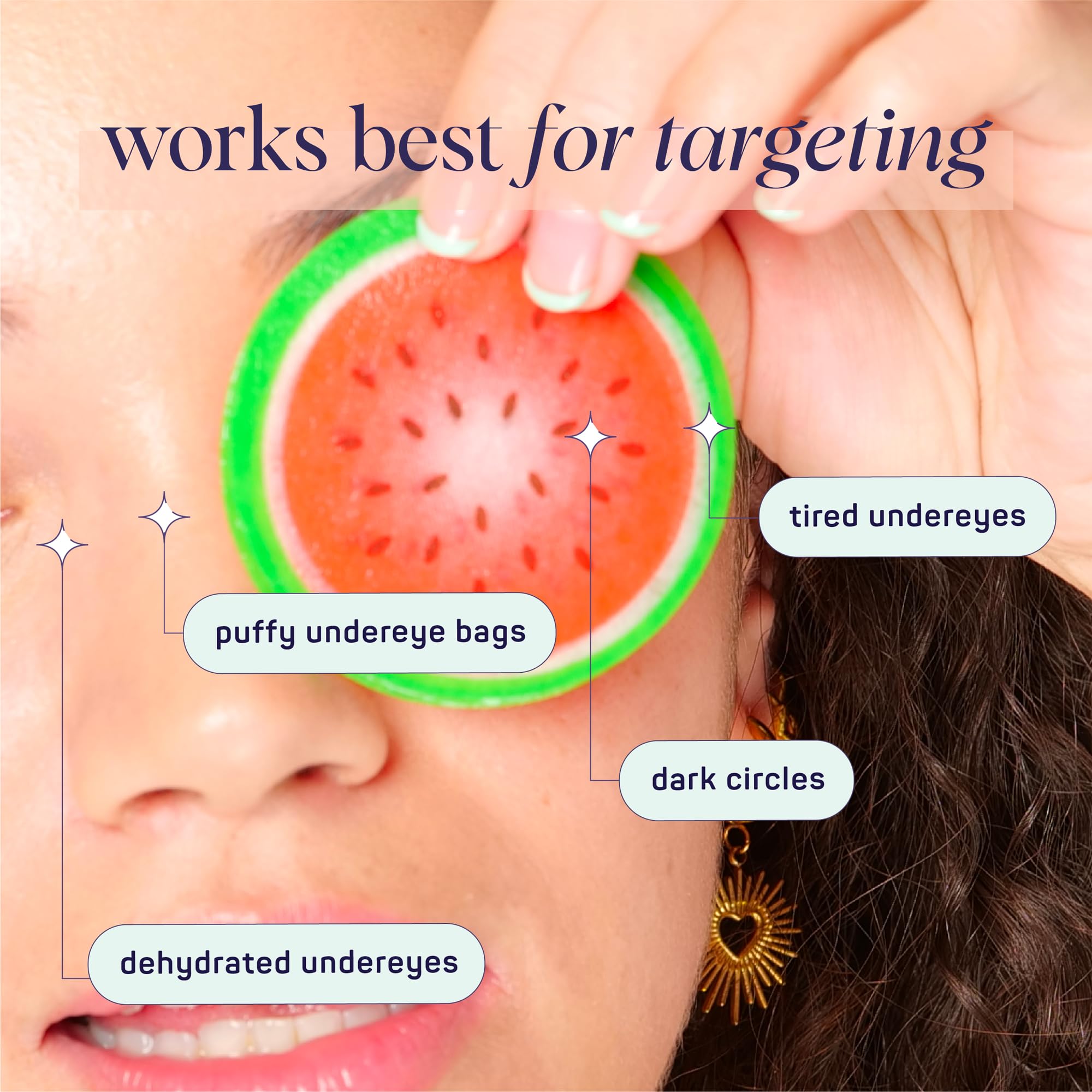 SpaLife hyaluronic-acid and glycerin eye pads hydration boost