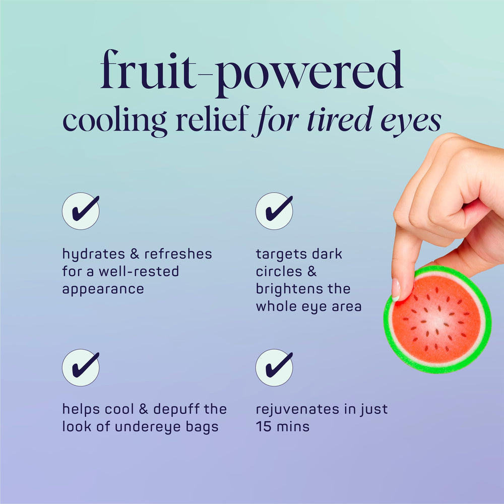 SpaLife watermelon-fruit-extract eye pads brightening eye area